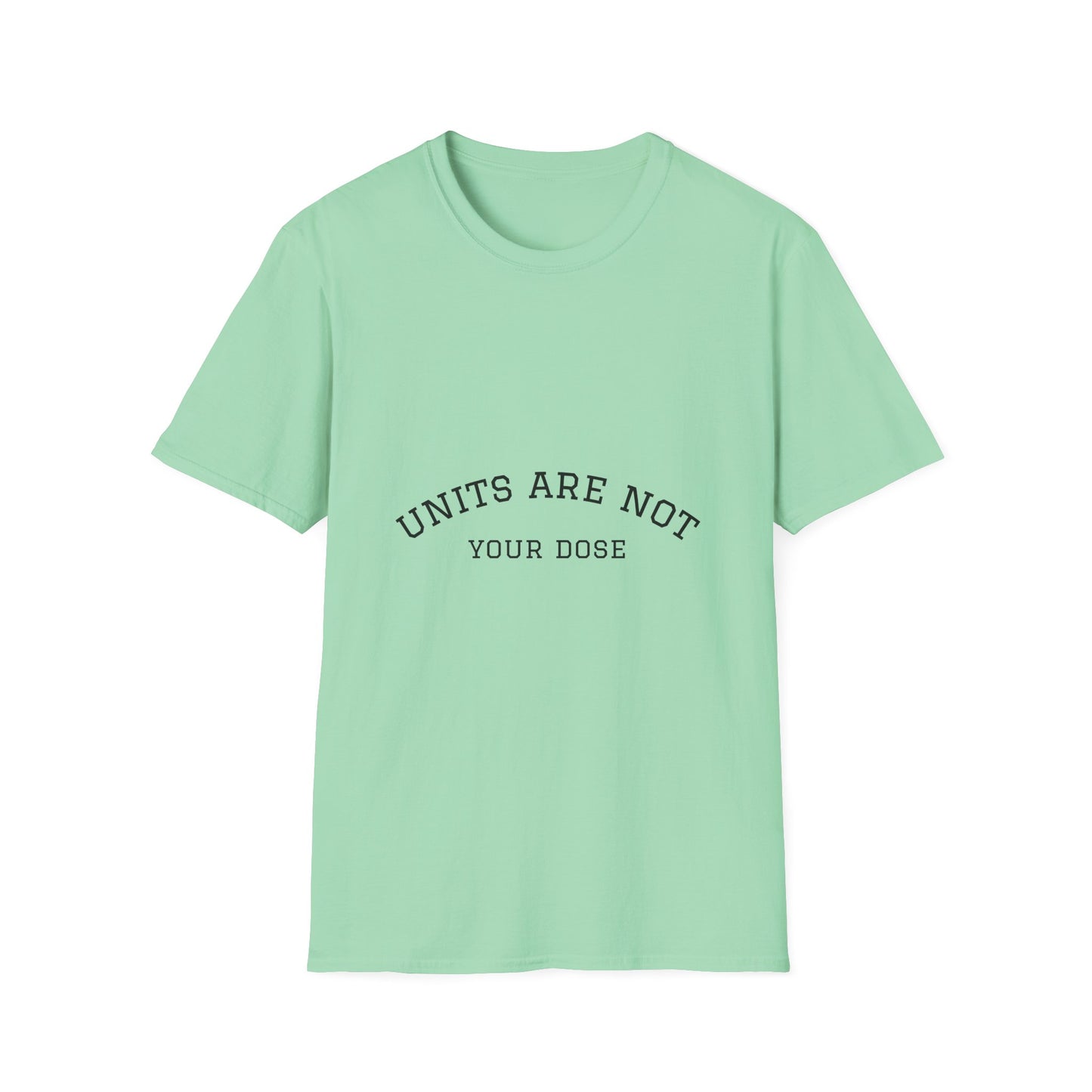 Units are not your dose.