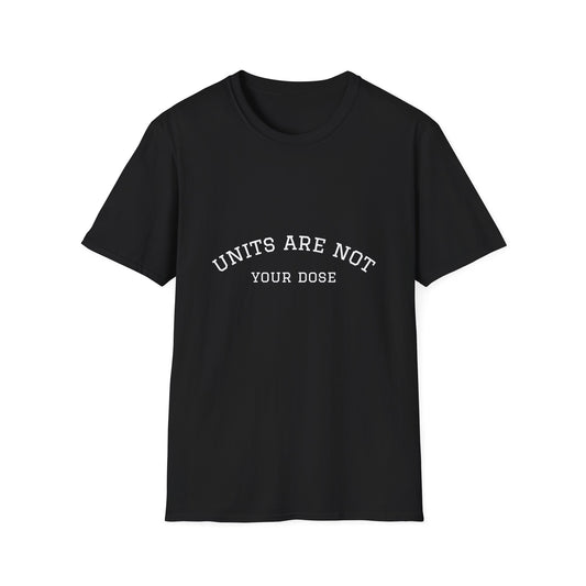 Units are not your dose.