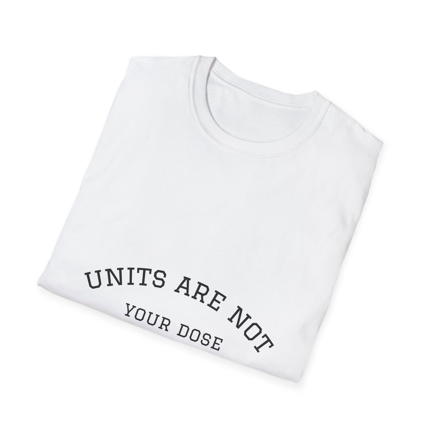 Units are not your dose.