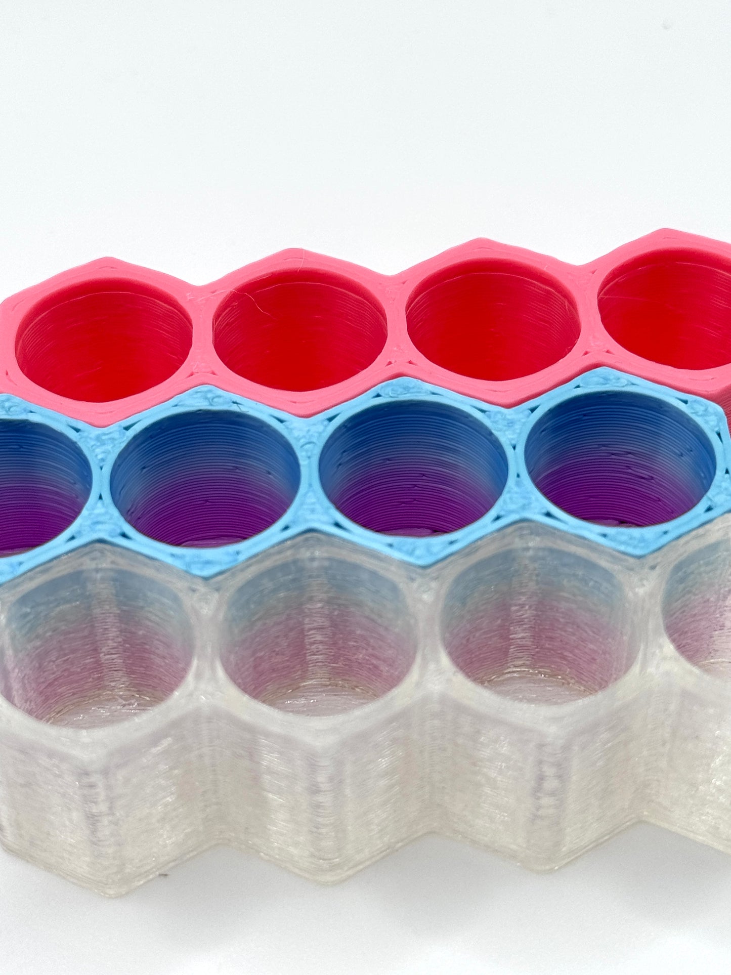 Hexagon Vial Holders No Lid